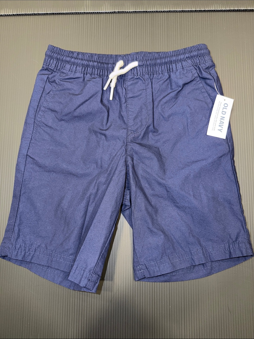 Old Navy Men's Navy Blue Elastic Waist Drawstring Shorts